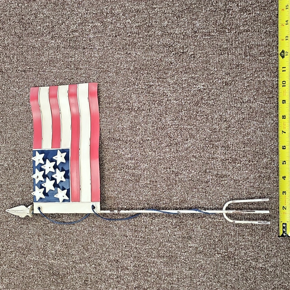 Southern Living At Home- Patriotic Metal, Rustic Garden Flag Decor